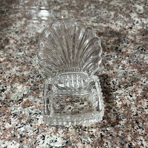 Vintage Fostoria crystal palace shell
